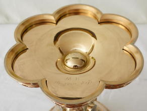 French Antique solid silver Gothic Ciborium